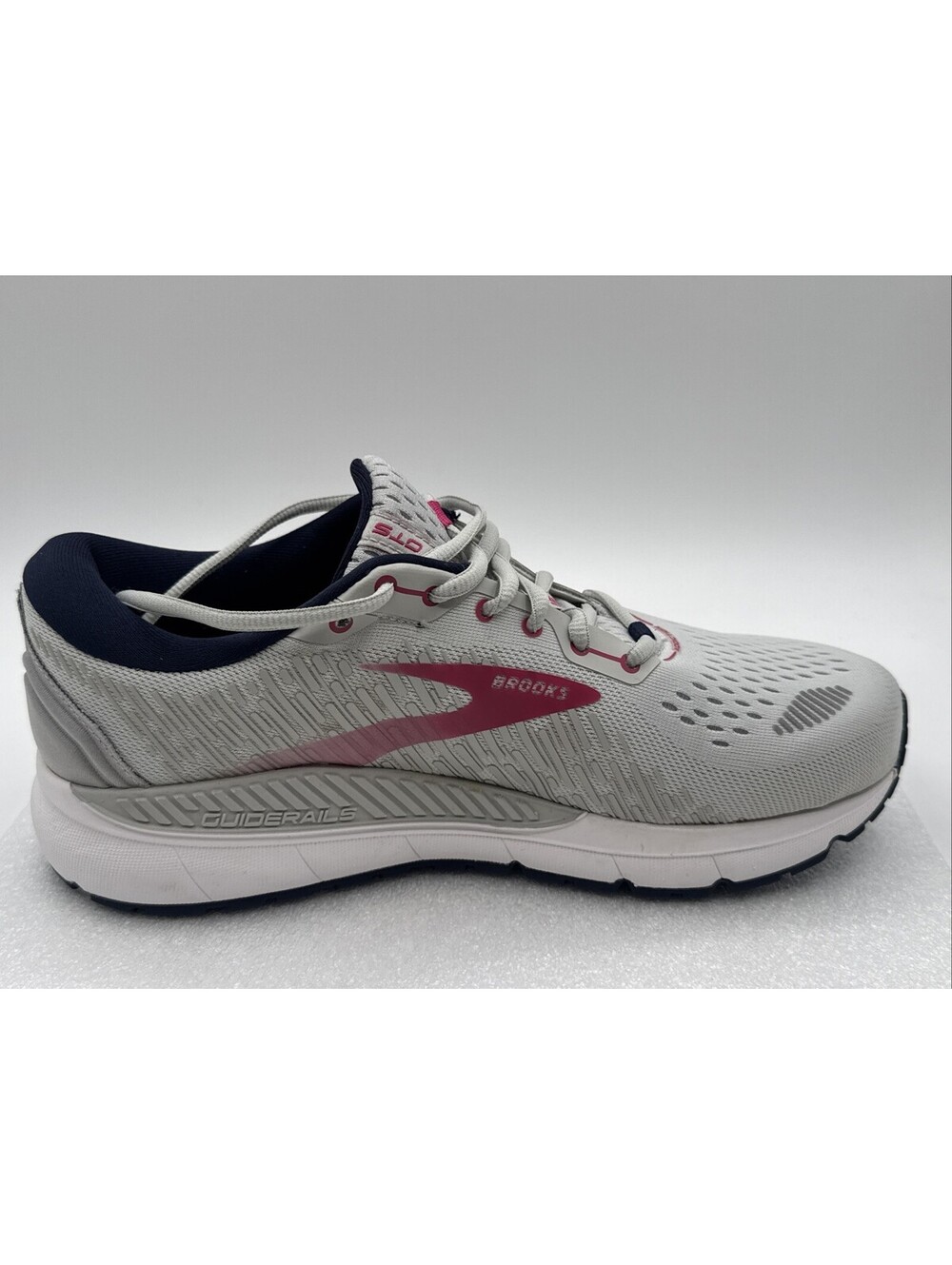 Brooks Addiction GTS 15 Womens Sneakers Oyster Peacoat Lilac Rose Sz 10 MED - Picture 9 of 16